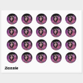 KRW Dark Angel Gothic Ronde Sticker (Vel)