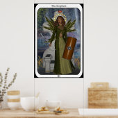 KRW de Empress Fairy Tarot Kaart Poster (Keuken)