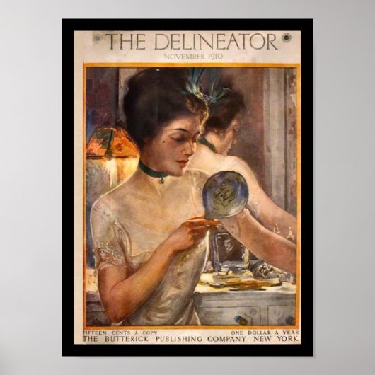 KRW Delineator 1910-magazijn afdrukken Poster (Voorkant)
