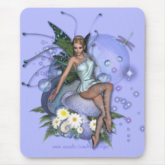 KRW die Daisies Faery schoppen - Aangepast Muismat (Voorkant)