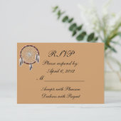 KRW Dreamweaver Native American Wedding RSVP (Staand voorkant)