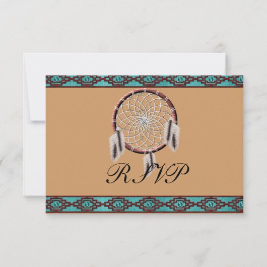KRW Dreamweaver Native American Wedding RSVP (Voorkant)