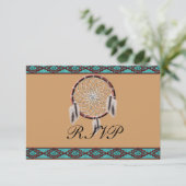 KRW Dreamweaver Native American Wedding RSVP (Staand voorkant)
