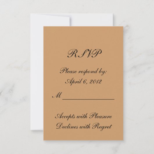 KRW Dreamweaver Native American Wedding RSVP Kaartje (Achterkant)