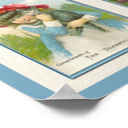 KRW drieledige afdruk Poster (Hoek)