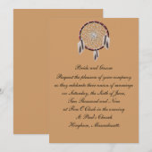 KRW Drocatcher Custom Wedding Invitation Kaart (Voorkant / Achterkant)