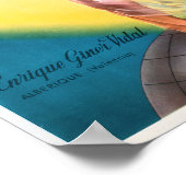 KRW Eco-Sinaasappels etiket op fruitkratten Poster (Hoek)