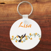 KRW Eigen naam Hummingbird Sleutelhanger (Voorkant)