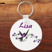 KRW Eigen naam Hummingbird Sleutelhanger (Voorkant)