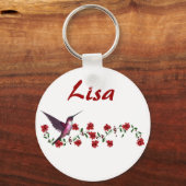 KRW Eigen naam Hummingbird Sleutelhanger (Voorkant)
