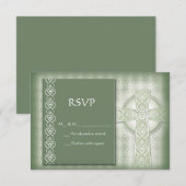 KRW Elegant Celtic Cross Irish RSVP (Voorkant / Achterkant)