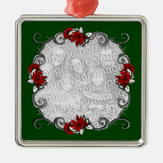 KRW Elegant Pointsettia Lijst Keepomwille Ornament