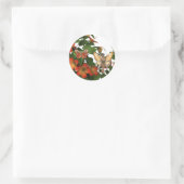 KRW Faeries aan de wijnstok Ronde Sticker (Tas)