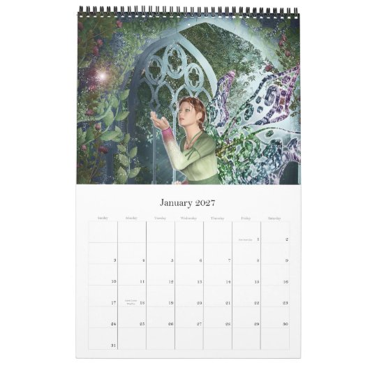 KRW Fantasy Art Portfolio Kalender (Jan 2027)
