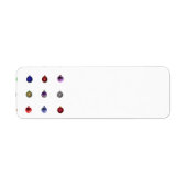 KRW Feestelijk Kerst Ornament Blank Label (Voorkant)