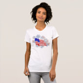 KRW Fireworks Flag Patriotic Tanktop T-Shirt (Voorkant volledig)