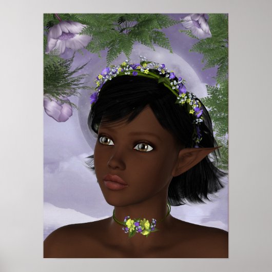 KRW Floral Fairy Fantasy Poster (Voorkant)