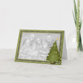 KRW Fun Lil Kerstboom Custom Photo Card Feestdagen Kaart (Voorkant)