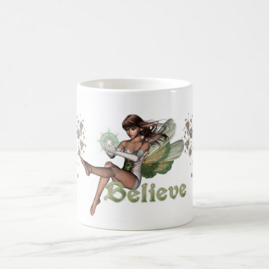 KRW gelooft in Faeries Brunette Koffiemok (Center)