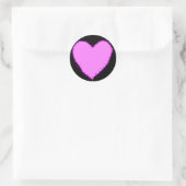 KRW gestikte hart Stickers (Tas)