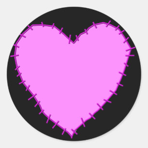 KRW gestikte hart Stickers