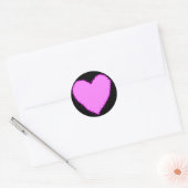 KRW gestikte hart Stickers (Envelop)