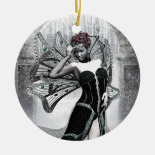 KRW Gothic WinterFaery Fantasy Ornament