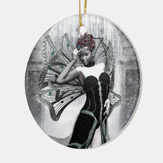 KRW Gothic WinterFaery Fantasy Ornament (Links)