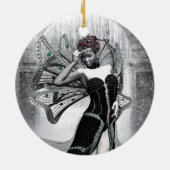 KRW Gothic WinterFaery Fantasy Ornament (Achterkant)