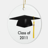 KRW Graduation Cap Custom Date Ornaming Keramisch Ornament (Links)
