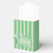 KRW Groene Cheerleader Party Tent Favor Bag Bedankdoosjes (Geopend)