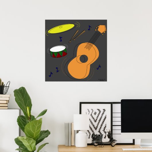 KRW Hail! Hail! Rock n' Roll Poster (Thuiskantoor)