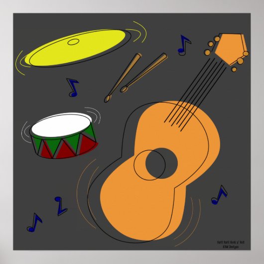 KRW Hail! Hail! Rock n' Roll Poster (Voorkant)