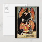 KRW  Halloween Briefkaart (Voorkant / Achterkant)