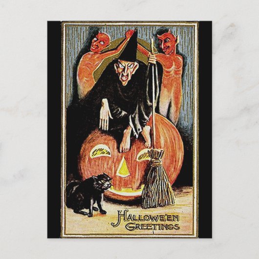 KRW  Halloween Briefkaart (Voorkant)