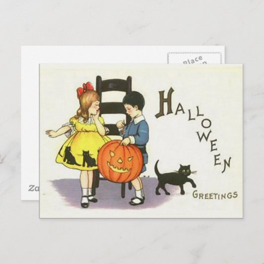 KRW  Halloween Briefkaart (Voorkant / Achterkant)