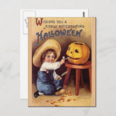 KRW  Halloween Briefkaart (Voorkant / Achterkant)
