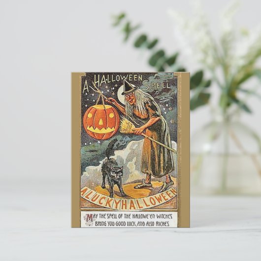 KRW  Halloween Briefkaart (Staand voorkant)