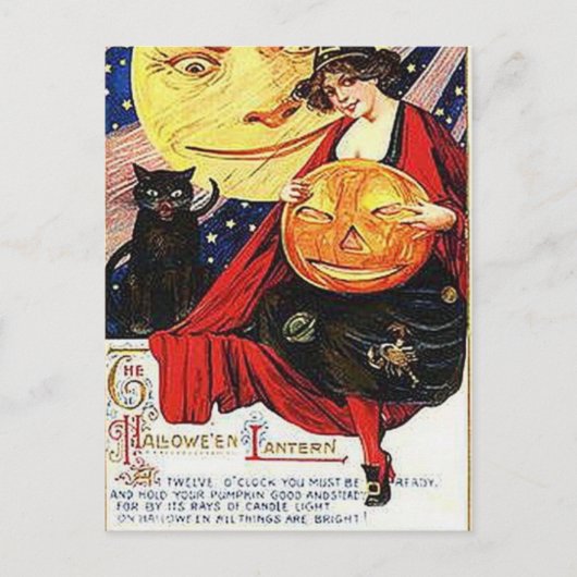 KRW  Halloween Lantern Briefkaart (Voorkant)