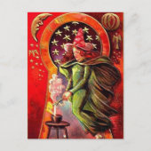 KRW  Halloween Witch Briefkaart (Voorkant)