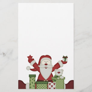KRW Happy Santa Holiday Stationery Briefpapier
