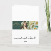 KRW  Happy Snowman Kerst Kaart (Achterkant)