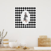 KRW Harlequin Cameo Poster (Keuken)