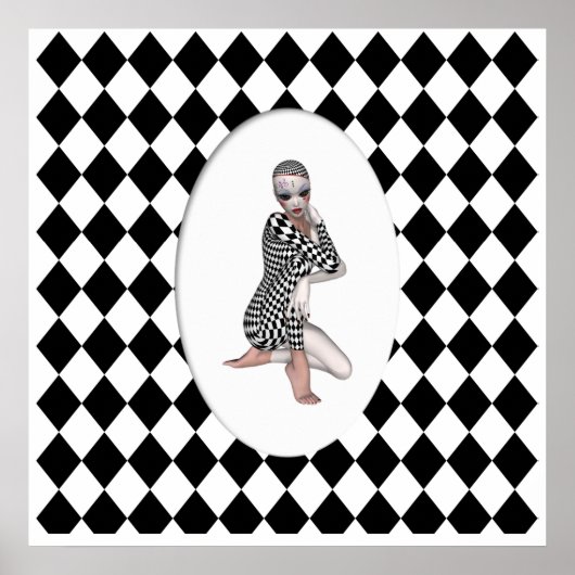 KRW Harlequin Cameo Poster (Voorkant)