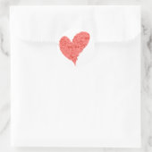 KRW Hart van harten Sticker (Tas)
