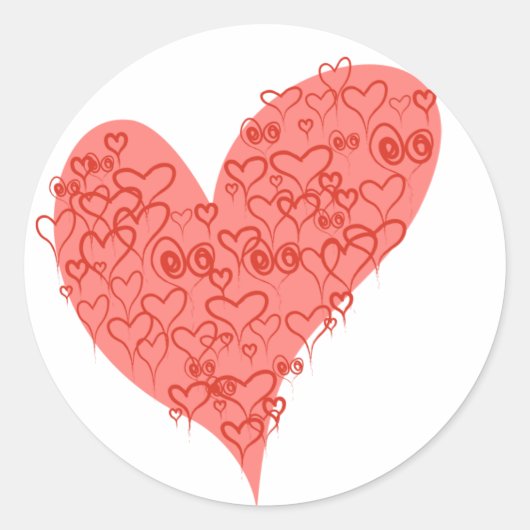 KRW Hart van harten Sticker (Voorkant)