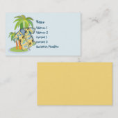 KRW Hawaïaans Shirt - Aangepast Visitekaartje (Voorkant / Achterkant)