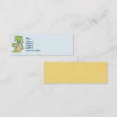 KRW Hawaiian Shirt - Aangepaste profielkaart Mini Visitekaartje (Voorkant / Achterkant)