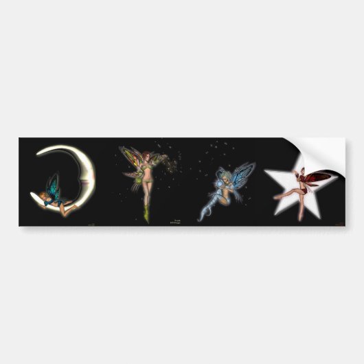 KRW Heavenly Bodies Faeries Bumpersticker (Voorkant)