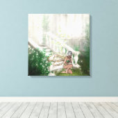 KRW Heilige Grond Fairy Fantasy Canvas Afdruk (Insitu (Houten vloer))